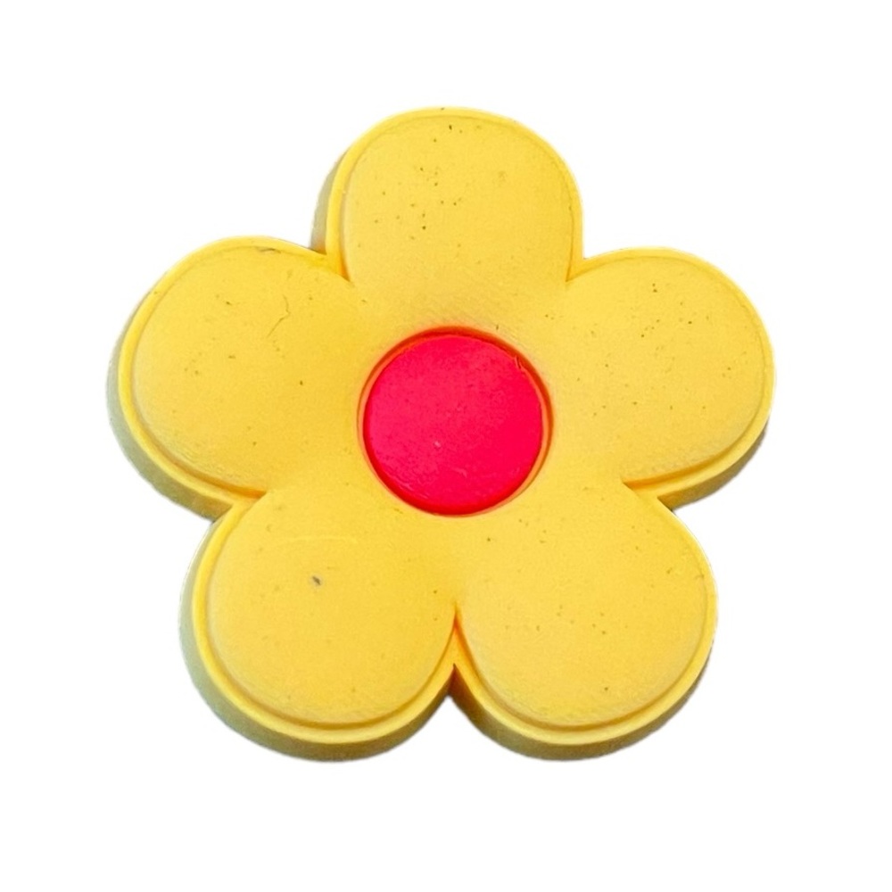 Yellow Flower Croc Charm